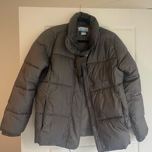 Columbia Light Gray Insulated Jacket